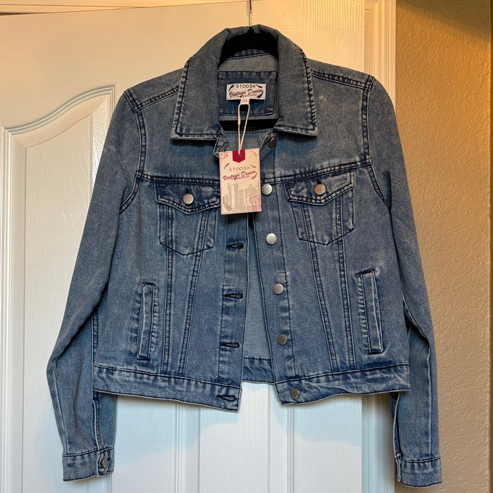 SALE-Stoosh Light Blue Denim Jacket